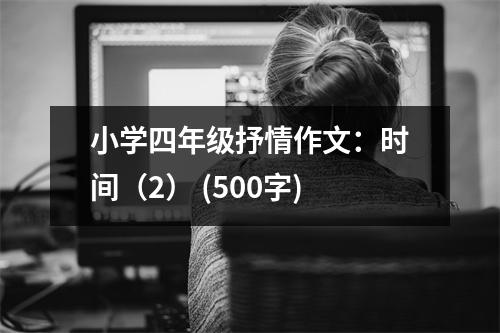 小學(xué)四年級抒情作文：時間（2） (500字)