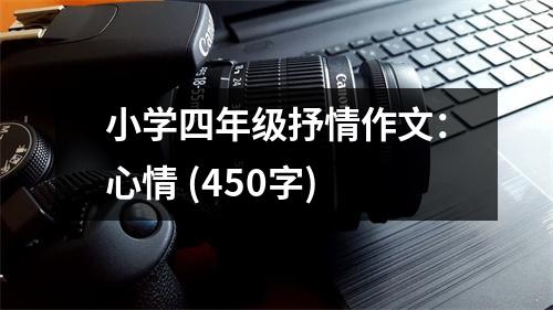 小學(xué)四年級抒情作文：心情 (450字)