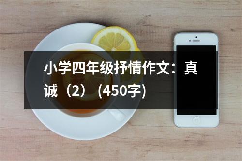 小學(xué)四年級(jí)抒情作文：真誠(chéng)（2） (450字)