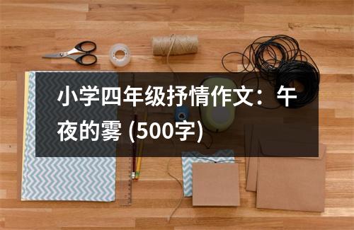 小學(xué)四年級抒情作文：午夜的霧 (500字)