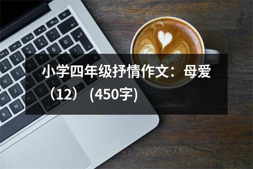 小學(xué)四年級(jí)抒情作文：母愛（12） (450字)