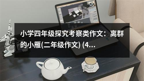 小學(xué)四年級(jí)探究考察類(lèi)作文：離群的小雁(二年級(jí)作文) (450字)