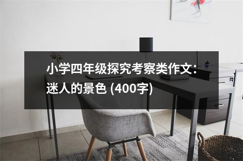 小學(xué)四年級(jí)探究考察類作文：迷人的景色 (400字)
