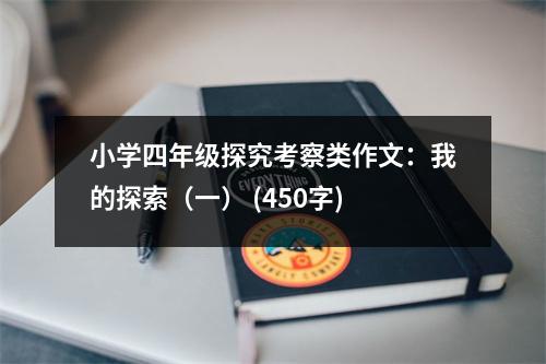 小學(xué)四年級(jí)探究考察類作文：我的探索（一） (450字)