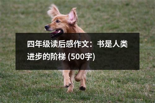 四年級讀后感作文：書是人類進步的階梯 (500字)