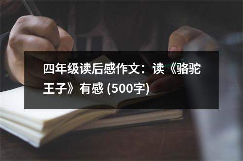 四年級(jí)讀后感作文：讀《駱駝王子》有感 (500字)