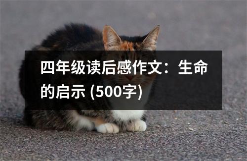 四年級(jí)讀后感作文：生命的啟示 (500字)