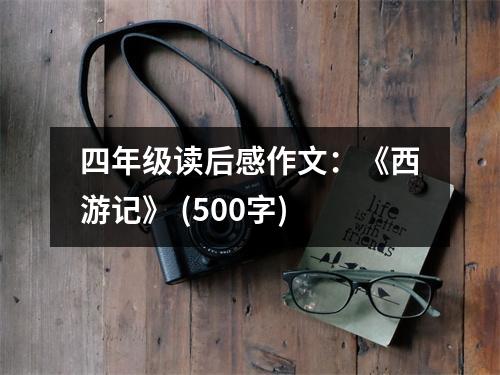 四年級讀后感作文：《西游記》 (500字)