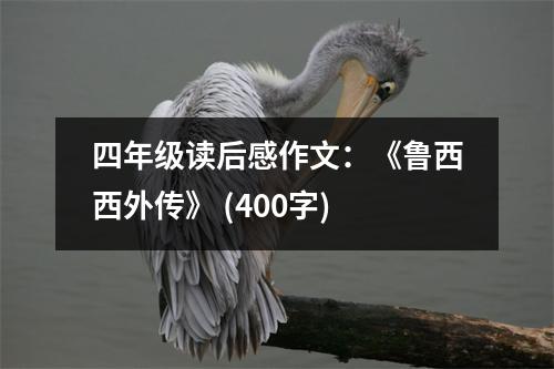 四年級(jí)讀后感作文：《魯西西外傳》 (400字)