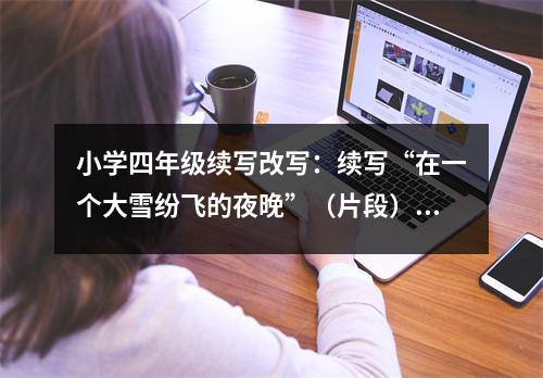 小學四年級續(xù)寫改寫：續(xù)寫“在一個大雪紛飛的夜晚”（片段） (450字)