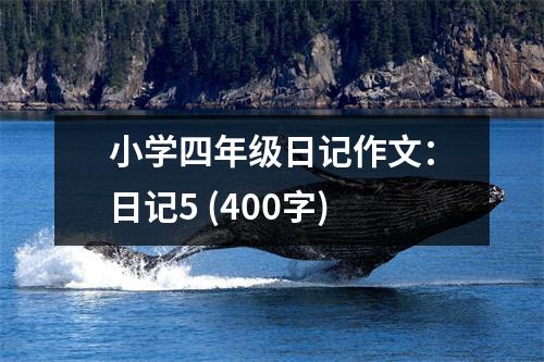 小學(xué)四年級日記作文：日記5 (400字)