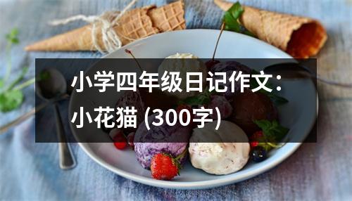 小學(xué)四年級(jí)日記作文：小花貓 (300字)