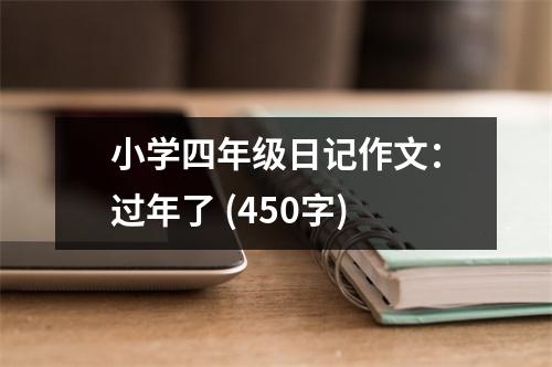 小學(xué)四年級(jí)日記作文：過年了 (450字)