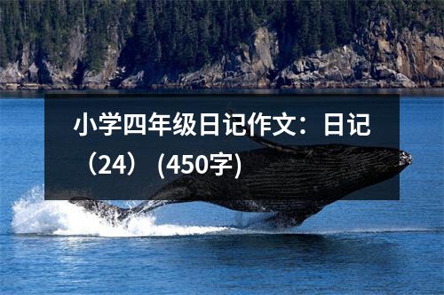 小學(xué)四年級(jí)日記作文：日記（24） (450字)