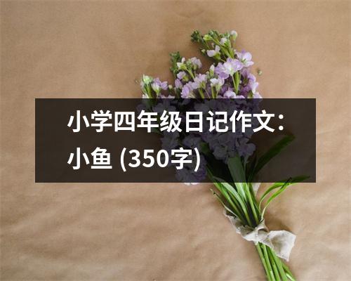 小學(xué)四年級日記作文：小魚 (350字)