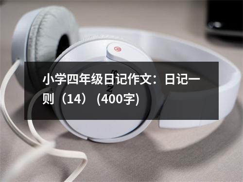 小學(xué)四年級(jí)日記作文：日記一則（14） (400字)
