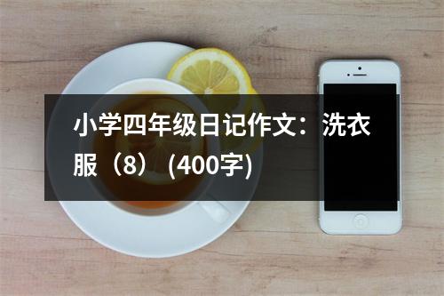 小學(xué)四年級日記作文：洗衣服（8） (400字)