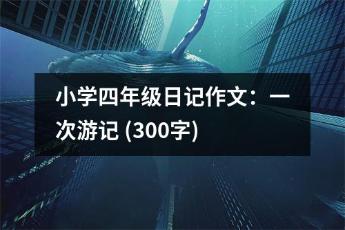 小學(xué)四年級(jí)日記作文：一次游記 (300字)