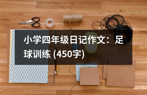 小學(xué)四年級(jí)日記作文：足球訓(xùn)練 (450字)