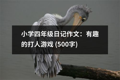 小學(xué)四年級(jí)日記作文：有趣的打人游戲 (500字)