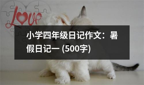 小學(xué)四年級日記作文：暑假日記一 (500字)