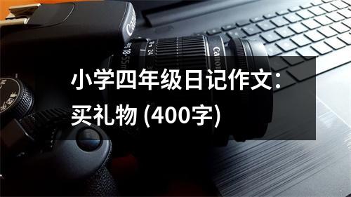 小學四年級日記作文：買禮物 (400字)