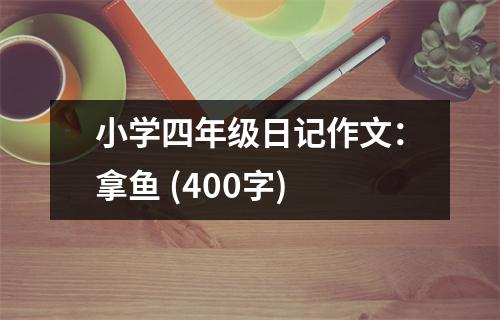 小學(xué)四年級(jí)日記作文：拿魚 (400字)