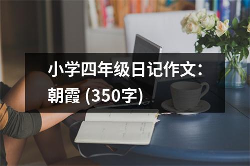 小學(xué)四年級(jí)日記作文：朝霞 (350字)