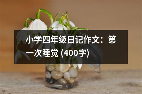 小學(xué)四年級日記作文：第一次睡覺 (400字)