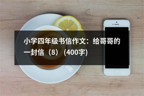 小學(xué)四年級(jí)書信作文：給哥哥的一封信（8） (400字)