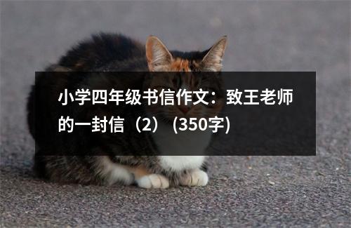 小學(xué)四年級(jí)書信作文：致王老師的一封信（2） (350字)