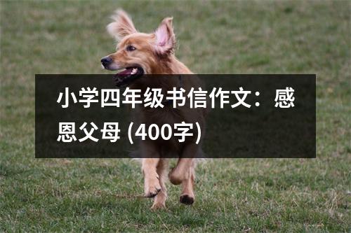 小學(xué)四年級(jí)書信作文：感恩父母 (400字)