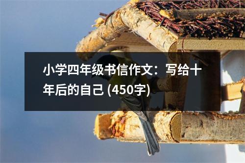 小學(xué)四年級(jí)書(shū)信作文：寫(xiě)給十年后的自己 (450字)