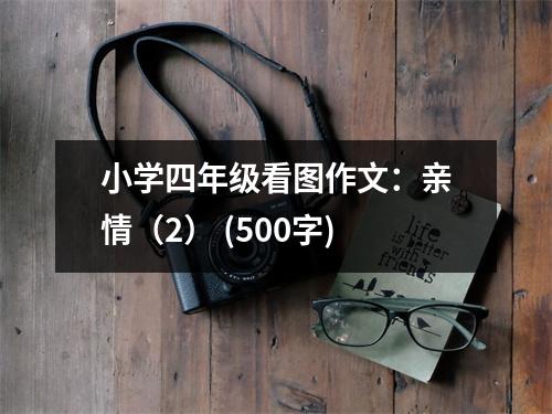 小學(xué)四年級(jí)看圖作文：親情（2） (500字)