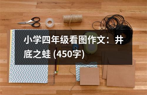 小學(xué)四年級(jí)看圖作文：井底之蛙 (450字)