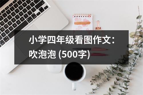 小學四年級看圖作文：吹泡泡 (500字)