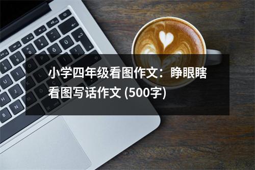小學四年級看圖作文：睜眼瞎看圖寫話作文 (500字)