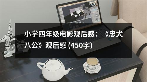小學四年級電影觀后感：《忠犬八公》觀后感 (450字)