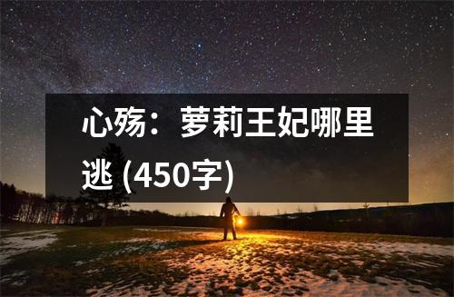 心殤：蘿莉王妃哪里逃 (450字)