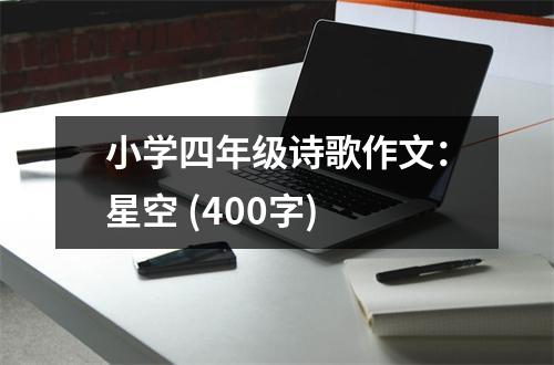 小學(xué)四年級詩歌作文：星空 (400字)