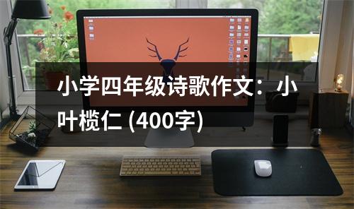 小學四年級詩歌作文：小葉欖仁 (400字)