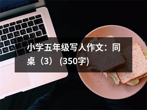 小學(xué)五年級(jí)寫人作文：同桌（3） (350字)