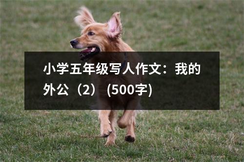 小學(xué)五年級(jí)寫人作文：我的外公（2） (500字)
