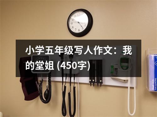 小學(xué)五年級寫人作文：我的堂姐 (450字)
