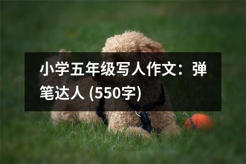 小學(xué)五年級(jí)寫人作文：彈筆達(dá)人 (550字)