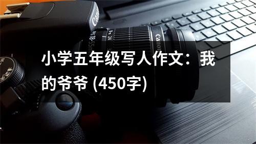 小學(xué)五年級寫人作文：我的爺爺 (450字)