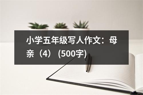 小學(xué)五年級寫人作文：母親（4） (500字)