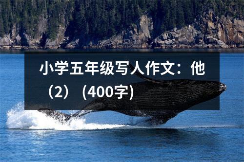 小學(xué)五年級(jí)寫人作文：他（2） (400字)
