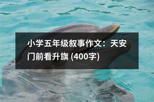 小學(xué)五年級敘事作文：天安門前看升旗 (400字)