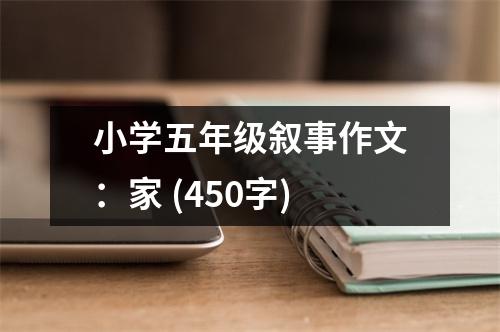 小學(xué)五年級敘事作文：家 (450字)